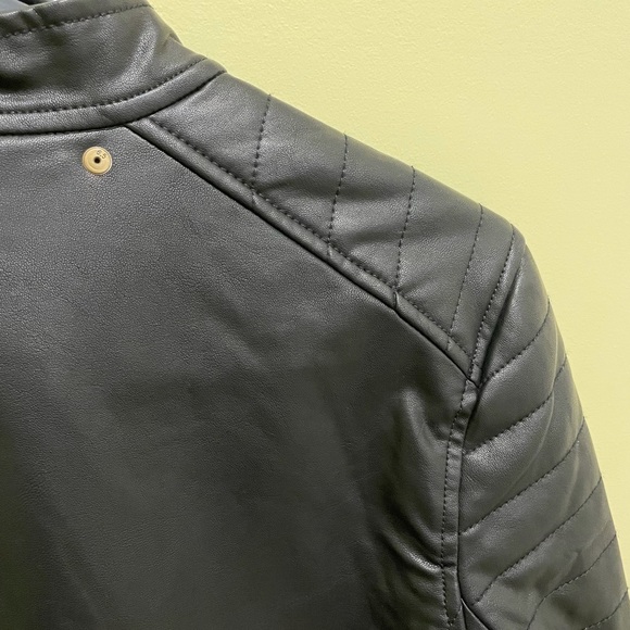 Polo faux leather jacket - Picture 3 of 11